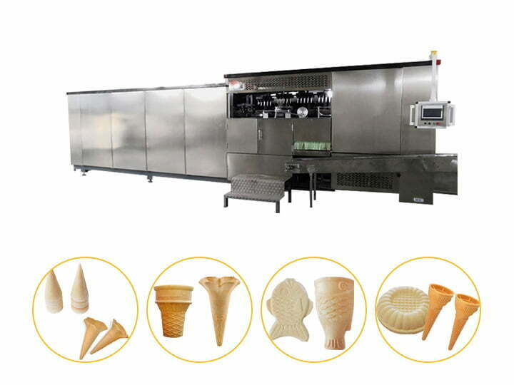 wafer ice cream cone production line